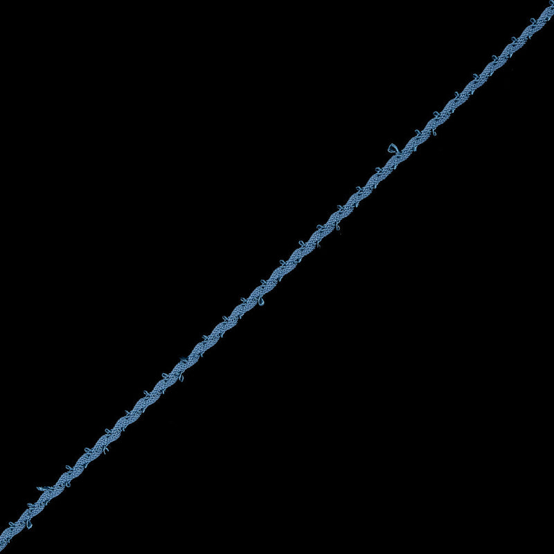 Colonial Blue European Crochet Trim - 0.25"