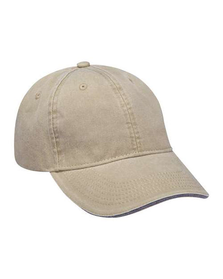 Adams Headwear Icon Cotton Twill Sandwich Cap Adjustable Low Profile Hat