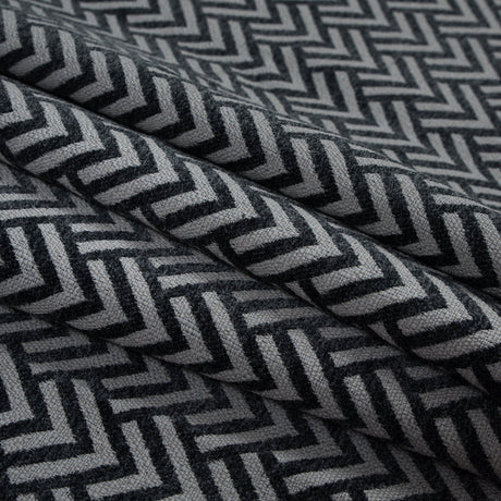 Gray Chevron Upholstery Chenille
