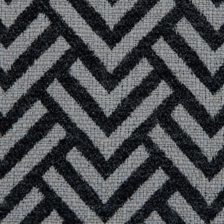 Gray Chevron Upholstery Chenille