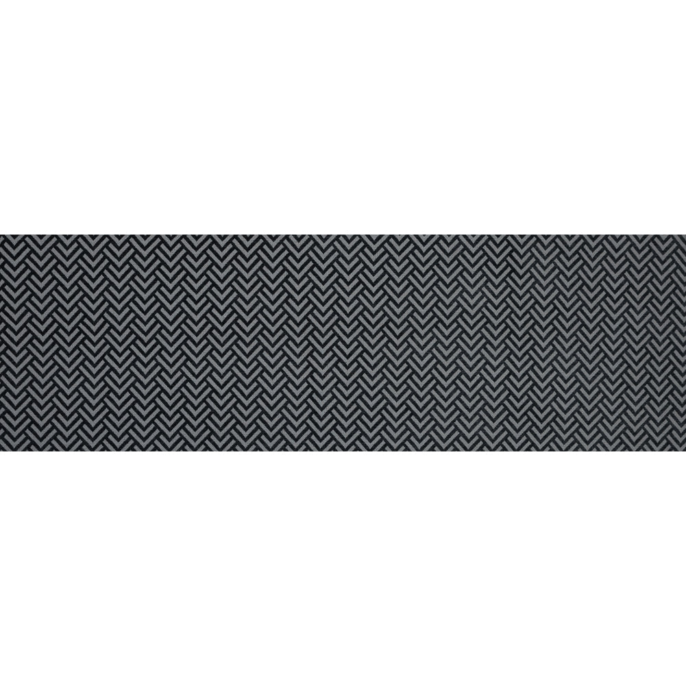 Gray Chevron Upholstery Chenille