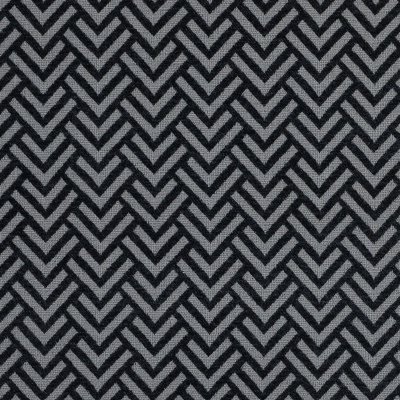 Gray Chevron Upholstery Chenille