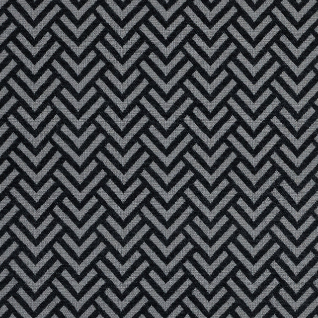 Gray Chevron Upholstery Chenille