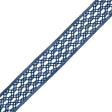 Navy European Crochet Trim - 2.25"