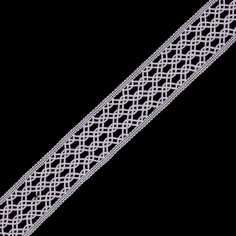 Light Pink European Crochet Trim - 2.25"