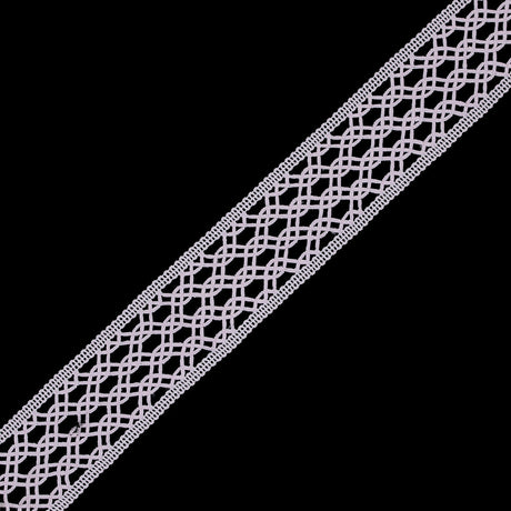 Light Pink European Crochet Trim - 2.25"