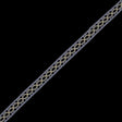 Gray and Yellow European Crochet Trim - 0.5"