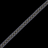 Gray and Yellow European Crochet Trim - 0.5"