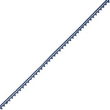 European Navy Dainty Crochet Trim - 5/16"