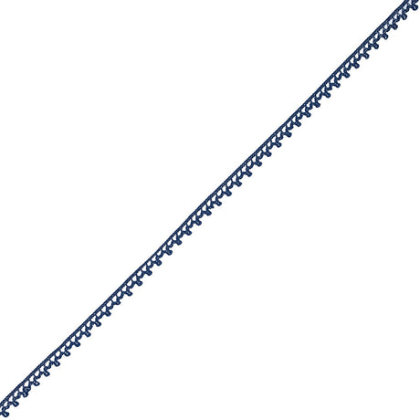 European Navy Dainty Crochet Trim - 5/16"