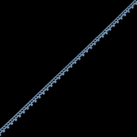 European Light Blue Dainty Crochet Trim - 5/16"