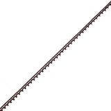 European Brown Dainty Crochet Trim - 5/16"