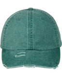 Classic Pigment Distressed Cotton Dad Hat with Mesh Lining