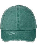 Classic Pigment Distressed Cotton Dad Hat with Mesh Lining