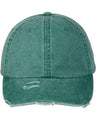 Classic Pigment Distressed Cotton Dad Hat with Mesh Lining