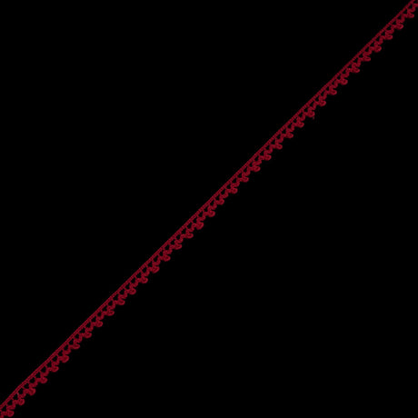 European Red Dainty Crochet Trim - 5/16"