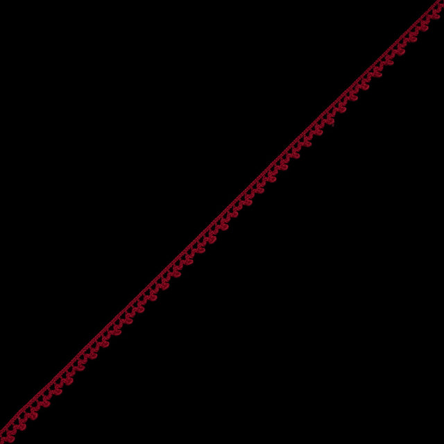 European Red Dainty Crochet Trim - 5/16"