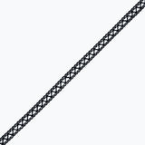 Black European Cotton Crochet Trim - 0.5"