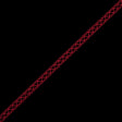 Red European Cotton Crochet Trim - 0.5"