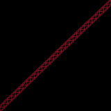 Red European Cotton Crochet Trim - 0.5"