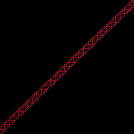 Red European Cotton Crochet Trim - 0.5"