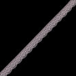 European Pink Crochet Lace Cotton Trim with Scalloped Edge - 3/4"