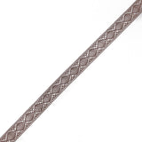 European Brown Diamonds Crochet Lace Cotton Trimming - 3/4"