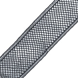Charcoal European Cotton Crochet Trim - 1.5"