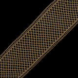 Gold European Cotton Crochet Trim - 1.5"