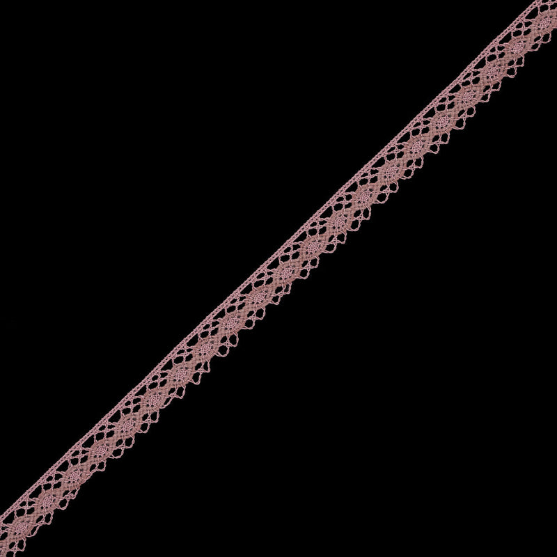 Dusty Rose European Crochet Trim - 0.75"