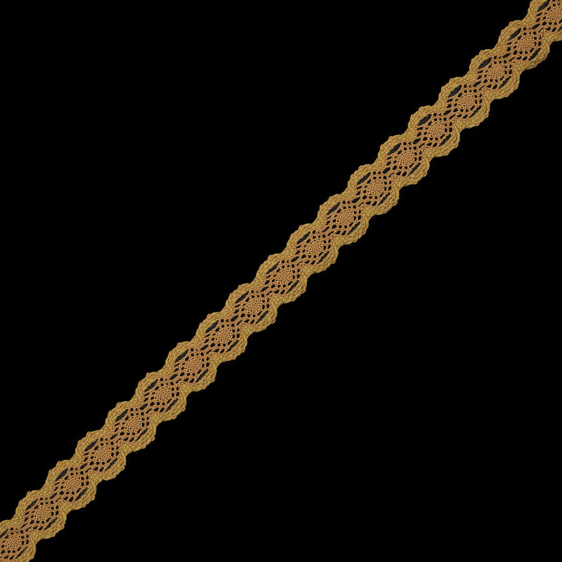 Gold European Crochet Trim - 0.875"