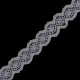 Silver European Crochet Trim - 0.875"