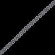 Silver European Crochet Trim - 0.875"