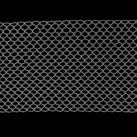 Metallic Silver European Netting - 5"