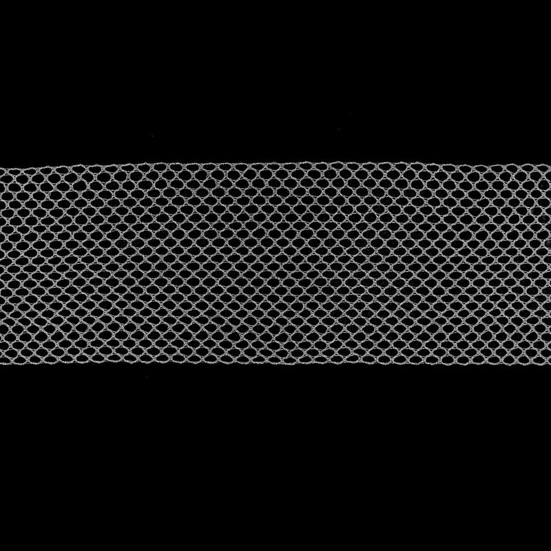 Metallic Silver European Netting - 5"