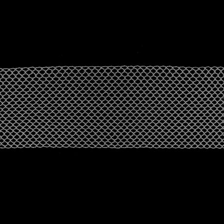 Metallic Silver European Netting - 5"