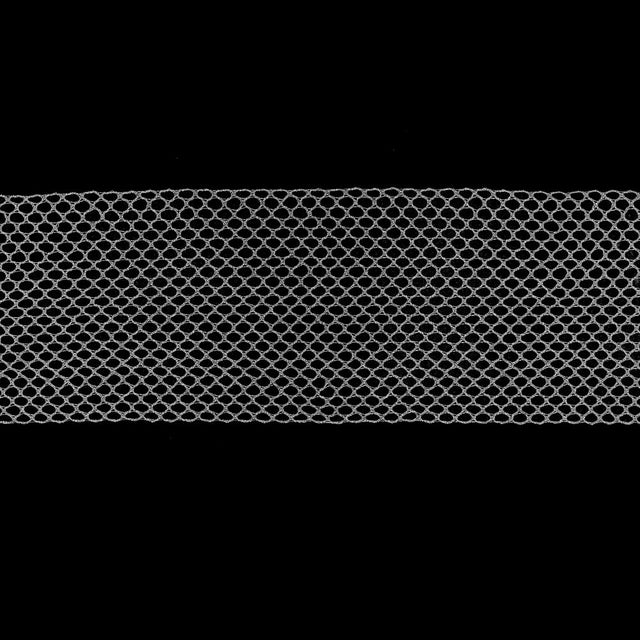 Metallic Silver European Netting - 5"