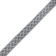Black European Cotton Crochet Lace Trim - 1"