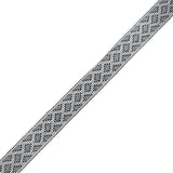 Black European Cotton Crochet Lace Trim - 1"
