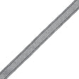 Charcoal European Cotton Crochet Trim - 1"