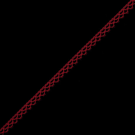 Red European Cotton Crochet Trim - 0.375"