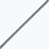Black European Cotton Crochet Trim - 0.375"