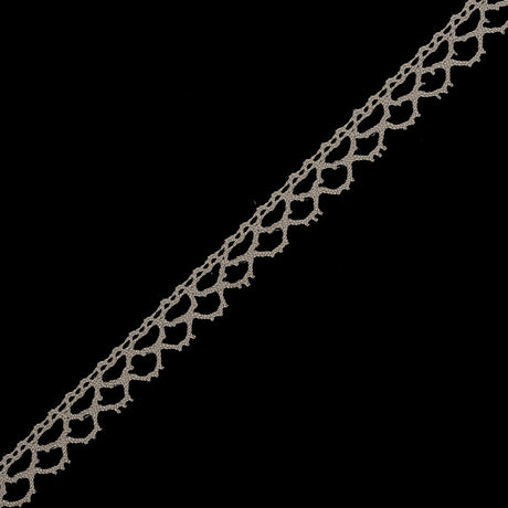 Light Beige European Cotton Crochet Trim - 0.375"