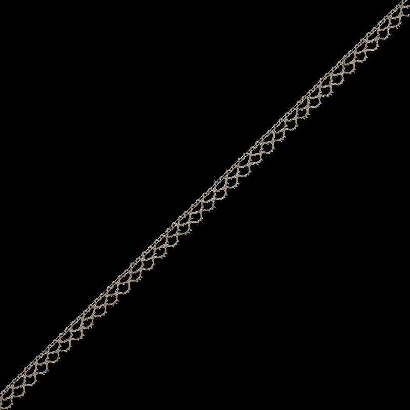 Light Beige European Cotton Crochet Trim - 0.375"