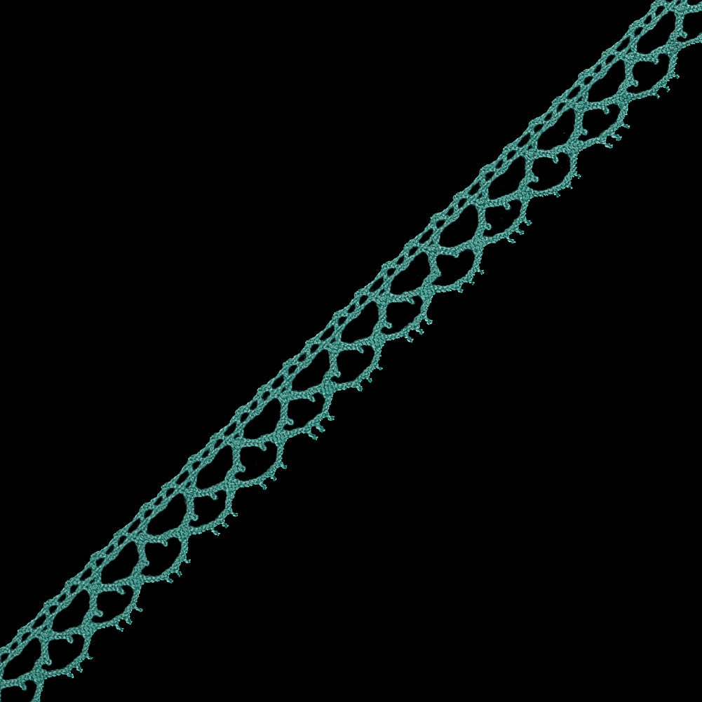 Seafoam European Cotton Crochet Trim - 0.375"