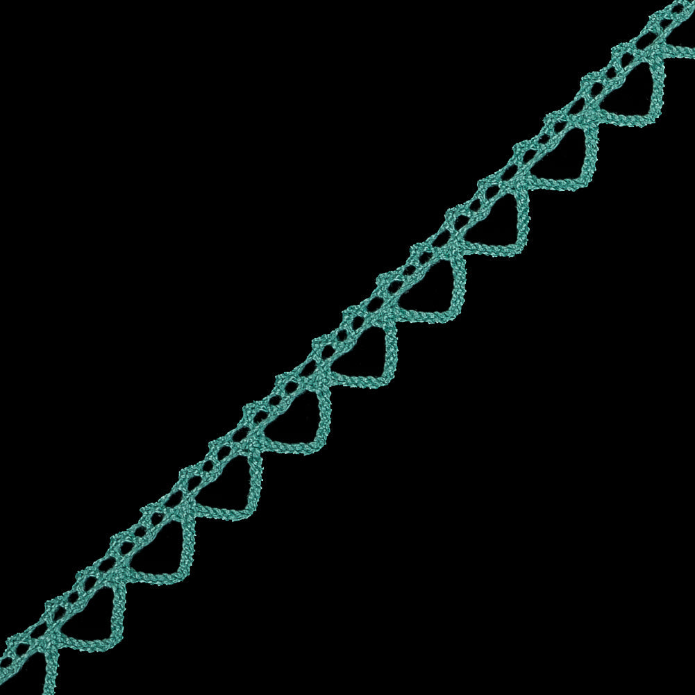 Seafoam European Cotton Crochet Trim - 0.375"