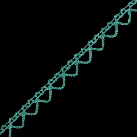 Seafoam European Cotton Crochet Trim - 0.375"