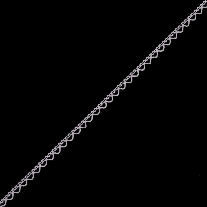 Light Pink European Cotton Crochet Trim - 0.375"