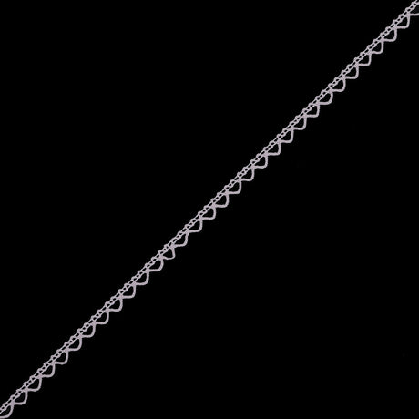 Light Pink European Cotton Crochet Trim - 0.375"