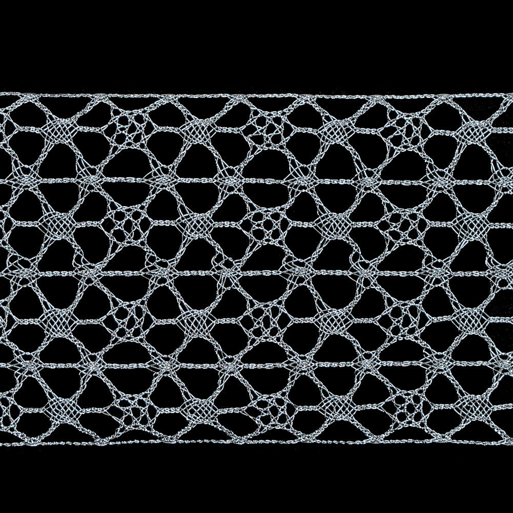 Silver European Metallic Trim - 3"